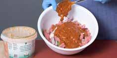 INGREDIENTS 1000 grams Beef (well chilled, trimmed & cut into strips) 750 grams Goulash 350 grams Bacon (rindless & cut