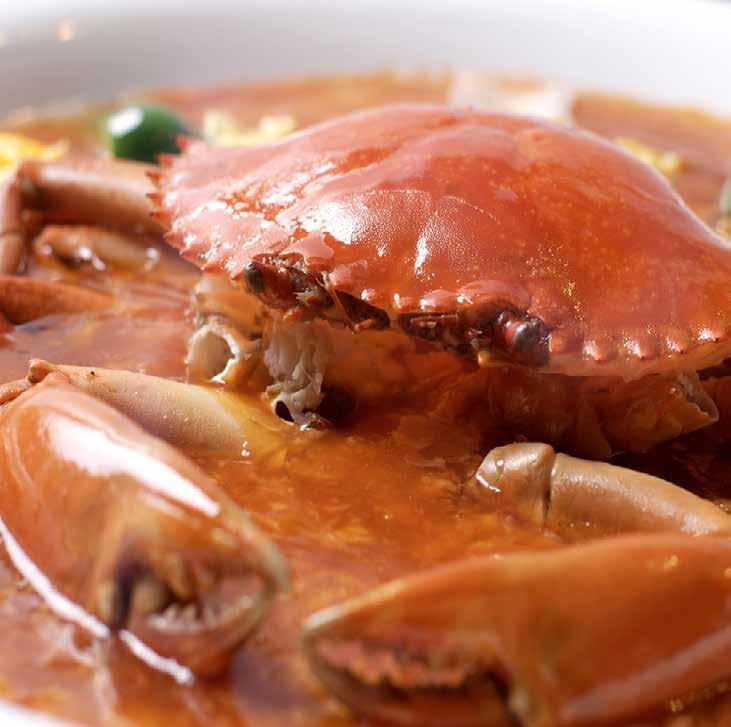 Live Mud Crab Banquet Menu Barbecued tasting mixed platter 美滿姻緣燒味拼盤 Stir fried Prawns with vegetable