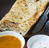 unleavened Indian flat bread available with choice