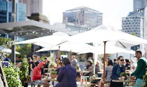 activated a team of staff from dawn til dusk to run this dynamic pop-up space along the banks of the Yarra River.