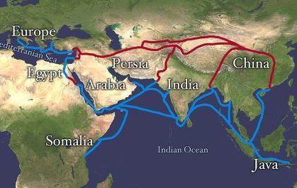 SILK ROAD o China to Eastern Europe o Followed northern borders of China, India,