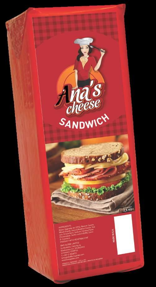 ANA s CHEESE - SANDWICH has a unique taste and formula and is ideal for