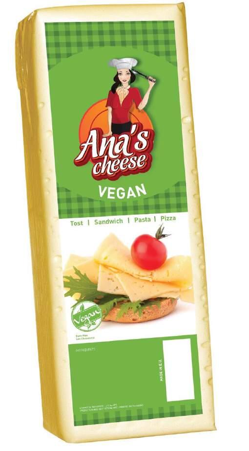ANA s CHEESE - VEGANE has a unique taste and formula and is ideal for all kind of applications like