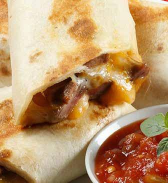 Burritos 2 large burrito style tortillas 2 cups (400g) white or brown rice 1 cup (115g) Monterey Jack cheese 1 cup (226.