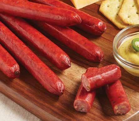 Try our spicy Jalapeño Cheddar Venison Sticks. 7 oz. more product selection at www.centuryresources.
