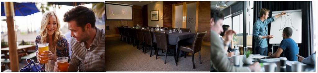 MEETINGS AND CONFERENCES We can offer the following; Main restaurant will cater up to 110 and looks out over the deck to Marina Cove.