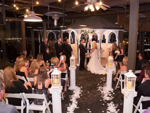 weddings where guests want to utilize the built-in dance floor.