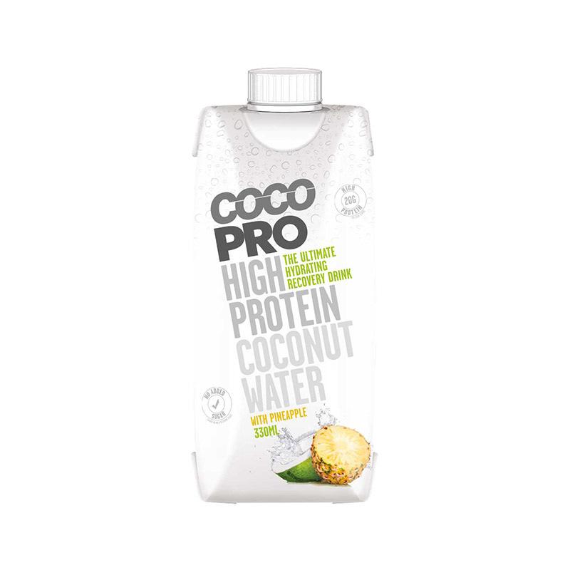 BCOCOPRO The ultimate recovery drink with 20g whey protein, electrolytes and no sugar added PACK SIZE: 8 330ml 24.00 The ultimate recovery drink with 20g whey protein, electrolytes and no sugar added.