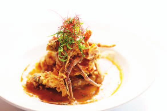 CRABS 24.00 Famous Thai Cuisine dish, crispy soft shell crab in special homemade chilli jams sauce MASSAMUN LAMB SHANK 26.