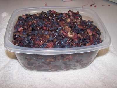 The easiest way to get a really smooth blueberry butter is to puree the blueberries in a blender before cooking them.