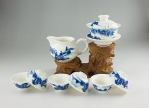 and 6 WTWS-020 Bamboo Teaware Set-4 cups WTWS-021 Cup; Volume: 50cc Height: 3.