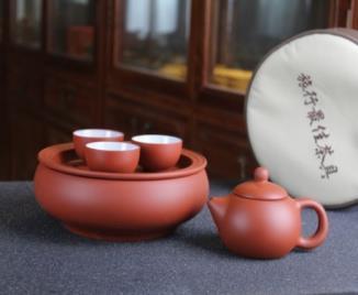 teaware travel set-red(one