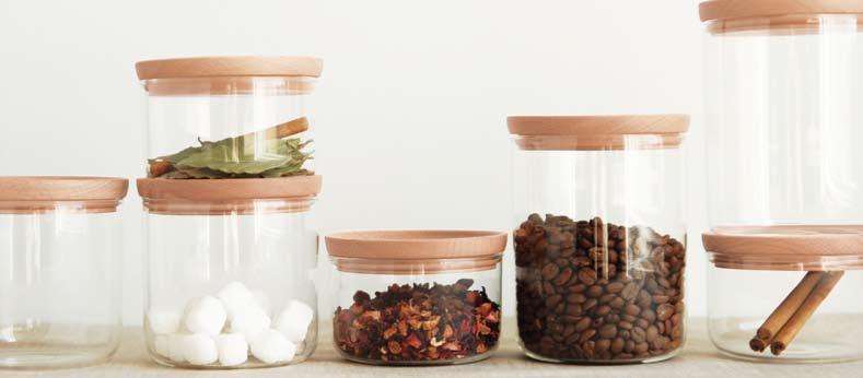 CYLIN Simple Canisters Let You Organize Your Kitchen CYLIN is a simply designed heat-resistant glass canister.