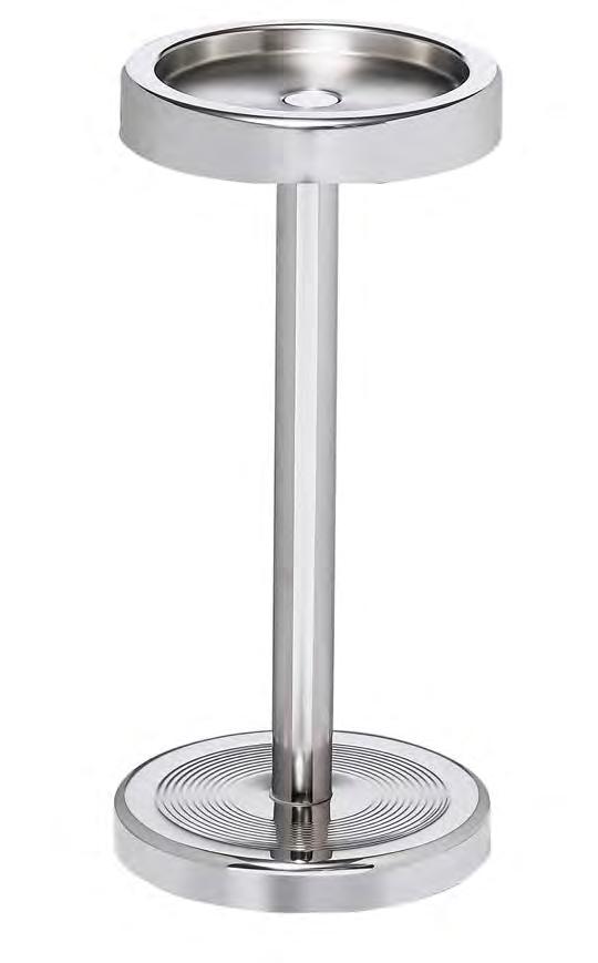 ARIR // BOTTLE COOLER STAND Bottle Cooler Stand stainless steel Ø17cm (inside) Ø21cm (outside) Ø25cm (Base)