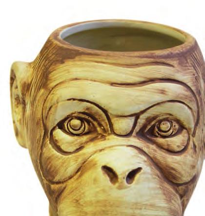 NEW Tiki Mug Monkey, matt