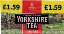 49 6270P 68 PG Tips 80s PM 2.65 6232P 69 Yorkshire Tea 80s PM 2.