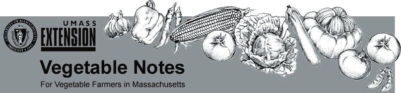 University of Massachusetts Extension Vegetable Notes For Vegetable Farmers in Massachusetts Volume 18, Number 6 June 14th, 2007 CROP CONDITIONS Harvest of radishes, Chinese cabbage, green onions,