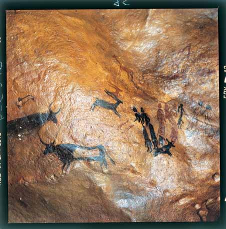 Prehistoric art 7.10 Cave paintings Prehistoric artists decorated the walls and ceilings of caves with paintings. This type of painting is known as cave art.