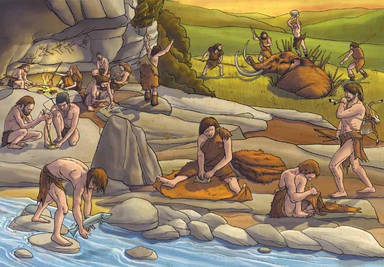The Palaeolithic Age C A B D F E 7.2 Prehistory is the longest period in history. It is divided into three periods: the Palaeolithic Age, the Neolithic Age and the Metal Ages.