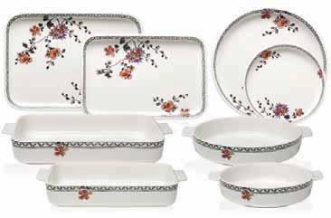 dishes 10-4166- 3015 Serving dish / Rectangular Cover {1} 36x26cm 3016 Serving dish / Rectangular Cover {1} 32x22cm 3025 Serving dish / Round Cover {1} 30cm 3026 Serving dish / Round Cover {1} 26cm