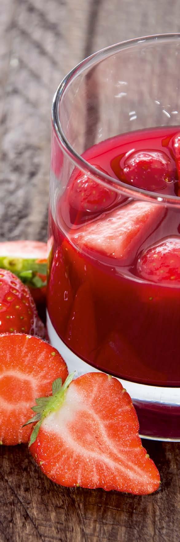 Production of concentrate from raspberries (clear juice) Ripe and sound, fresh or frozen fruit Thawing of frozen fruit Mash heating to 50 55 C Panzym Pro Color enzyme: 60 120 ml/t or Panzym BE XXL
