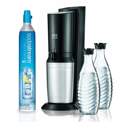 SodaStream Aqua Fizz - Starter Kit $340.00 delivered to your home or office. Available in black.