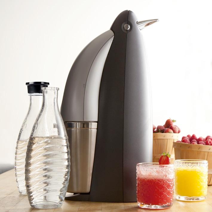 SodaStream Penguin Sparkling Water Maker $273.00 delivered to your home or office. Available in white.
