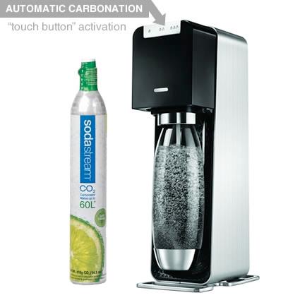 SodaStream Power - Starter Kit $289.00 delivered to your home or office. Available in White or Black.