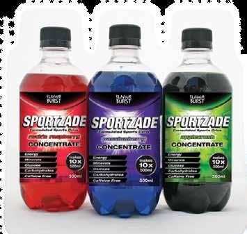 Sportzade Concentrate Caffeine free A formulated sports drink for energy and hydration. Sporty families will love it!