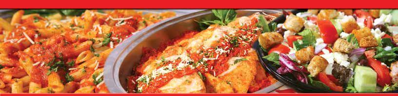 PARTY PANS Entrée portions are designed to be served with a salad and a side dish. PARTY PANS 10 Servings (15pc) 20 Servings (30pc) 30 Servings (45pc) Chicken Limone with Artichokes 41.00 71.00 96.