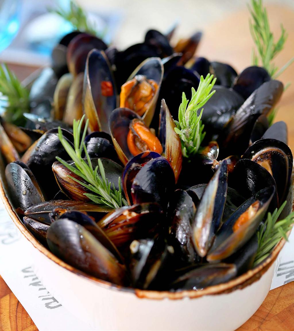 crab from the Basque country PAELLA THB 2,350++ MUSSELS THB
