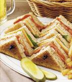 50 Extra TRIPLE DECKER CLUB SANDWICHES Served, Cole Slaw & Pickle Substitution of Waffle Fries or Onion Rings $1.00 Cheese & Gravy to French Fries add $2.50 *SLICED BREAST of TURKEY................................. 9.
