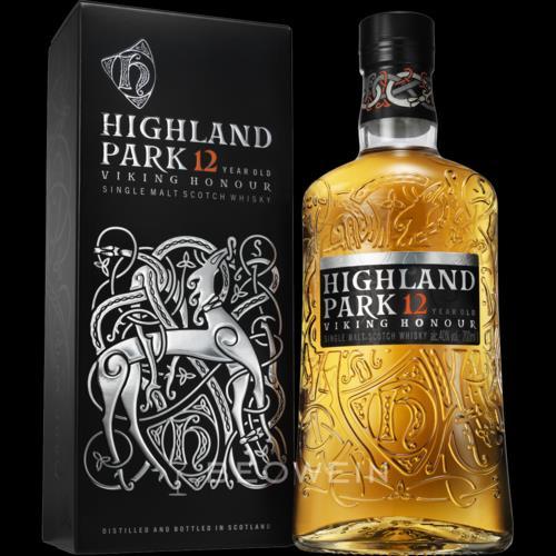 Viking Honour Highland Park 12 Year Old remains oneof the gold- standard malts for other distillery bottlings to aspire