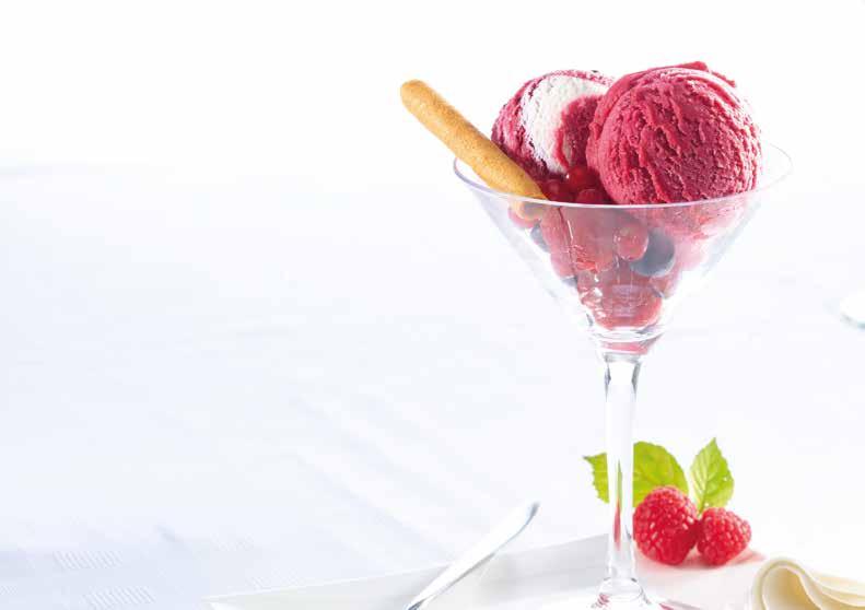 FRUIT ICE CREAMS & SORBETS Our ice creams are made using only the finest ingredients sourced from all around the world, flavours that deliver a taste true to their source and possess smooth and