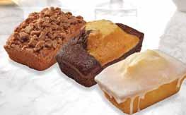 Loaf Cake Variety Pack Pack includes 3 Individually wrapped Cinnamon