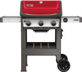 E-210 LP Gas Grill stainless steel burners, Grease Management System, and porcelain enameled Flavorizer bars 26,500 BTU 450 sq. in.