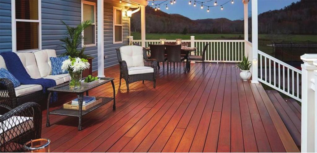 Exceptional outdoor living with Fiberon decking Have more time to do what you love on a