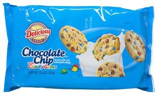 Chocolate Chip Cookies w/candy Gems #80001496 $6.