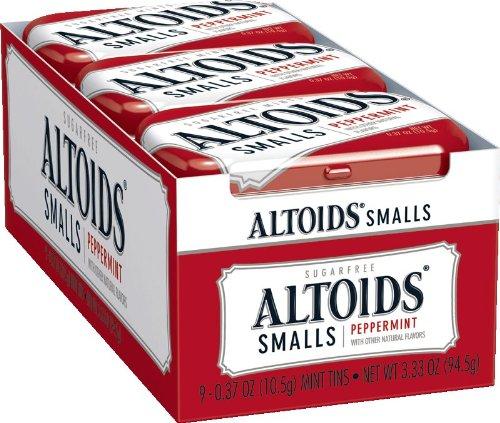 Cool, Raspberry Altoids Mints, Sugar-Free, Wintergreen Most chewing gum brands have sugar free versions available. Be careful, though.