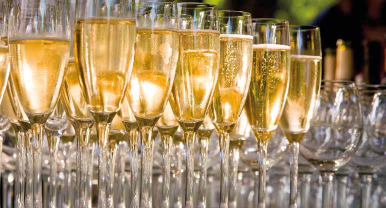 Little Luxuries and Extras... Drinks... Upgrade your Buck's Fizz arrival drink or your toast drink to... Prosecco - 1.50 per person Champagne - 3.00 per person Pimms and Lemonade - 1.