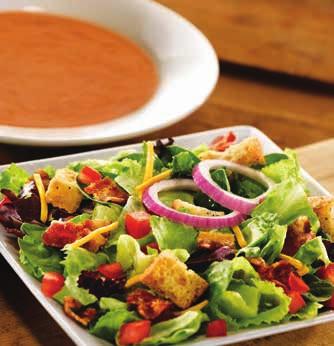 Perfect Duo Pick one item from two of the four categories 7.49 Perfect Duo or Trio? 1 BOWL OF SOUP Chicken Noodle, Tomato or Soup of the Day Ask your server for other soup options.