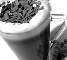 COFFEES TO TRY (continued) CAFÉ MOCHA A glass of textured milk laced with melted cocoa or chocolate syrup and an