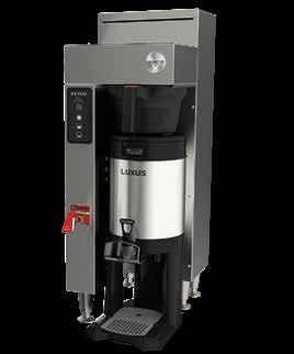 EXTRACTOR V+ COFFEE BREWERS 50 SERIES CBS-1151V+ & CBS-1152V+ 1.5 Gallon Coffee Brewers CBS-1151V+ Shown with one 1.5 Gallon L4D-15 LUXUS Thermal Dispenser CBS-1152V+ Shown with two 1.