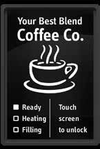 XTS SERIES COFFEE BREWERS XTS SERIES COFFEE BREWERS User-Friendly Touch screen Access all controls via an inviting touch screen interface display that blends intuitive icons with dynamic time and