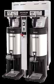 HANDLE OPERATED BREWERS 5000 SERIES CBS-51H-15, CBS-52H-15 & CBS-52H-20 1.5 & 2.0 GALLON COFFEE BREWER CBS-51H-15 Shown with one 1.5 Gallon TPD-15 LUXUS Thermal Dispenser CBS-52H15 Shown with two 1.