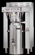 HANDLE OPERATED BREWERS CBS-61H Single 3.0 Gallon Coffee Brewer Config. Voltage Phase Wires KW Electrical C61016 2 x 3.0 kw 120/208-240 1 3+G 4.6-6.1 Terminal Block 22.0-25.4 C61026 2 x 4.