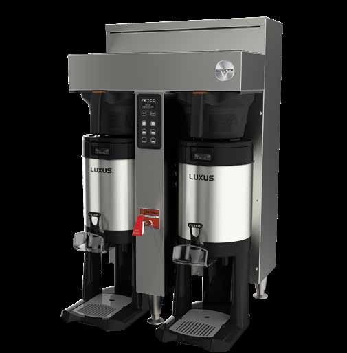 EXTRACTOR V+ COFFEE BREWERS STANDARD FEATURES: Plastic Brew Baskets Brew Basket