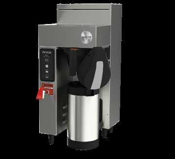EXTRACTOR V+ COFFEE BREWERS 30 SERIES CBS-1131V+ & CBS-1132V+ 3.0L/1.0 Gallon Coffee Brewers CBS-1131V+ Shown with 3.0L Airpot CBS-1132V+ Shown with 3.0L Airpot and 1.