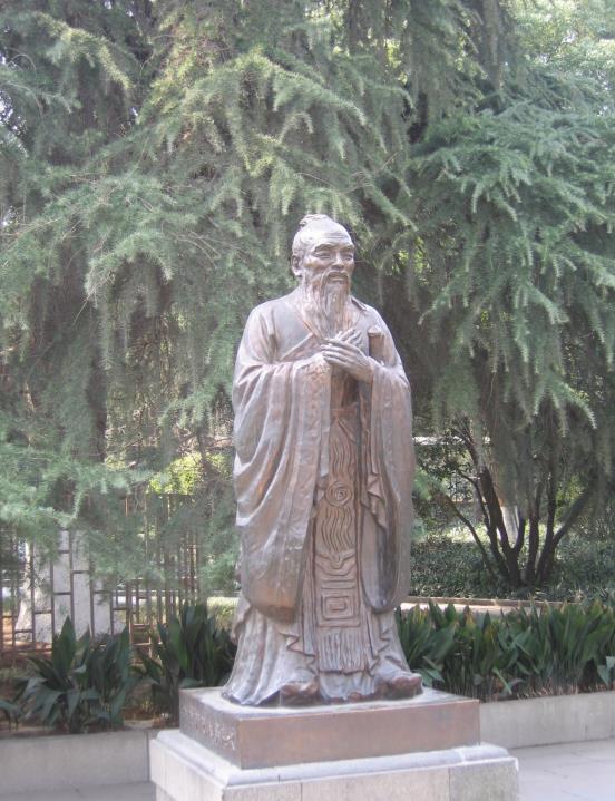 Statue of Confucius at Center of