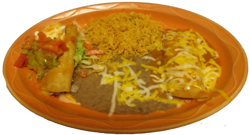 Burrito with your choice of meat Chile colorado, chile verde, ground beef, chicken, picadillo or beans. 8.29 5.